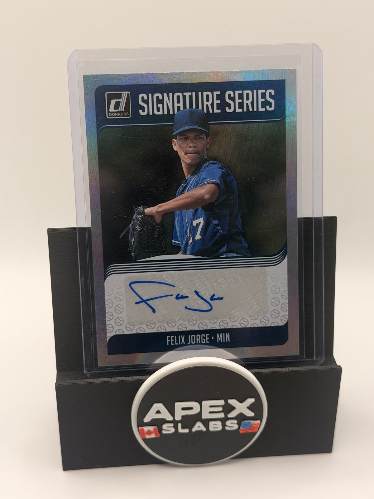 2018 Donruss Signature Series Felix Jorge Auto