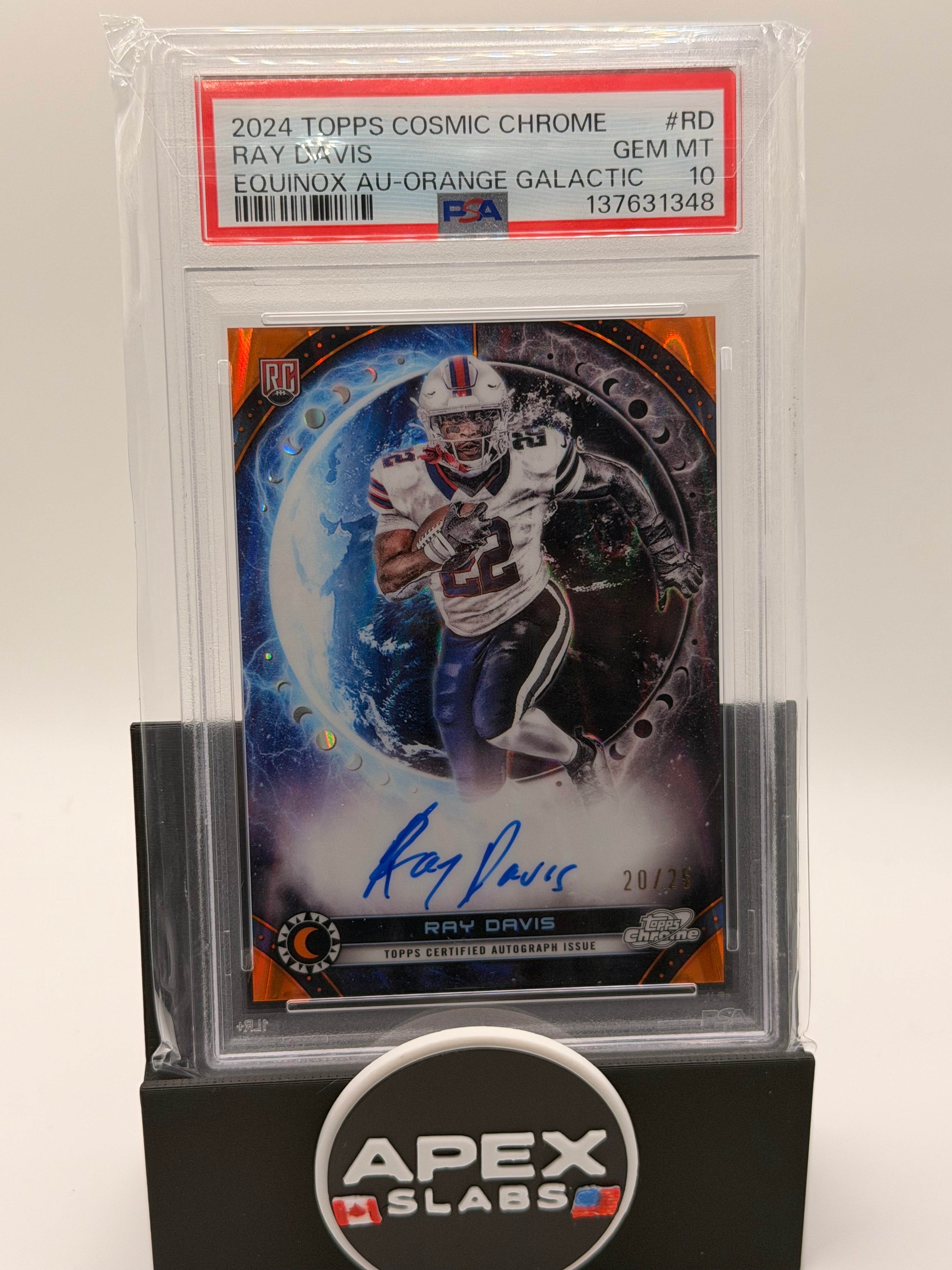 2024 Topps Cosmic Chrome Equinox Autographs Ray Davis /25