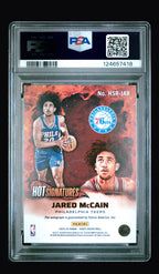 2024 Panini Nba Hoops Hot Signatures Rookies Jared Mccain PSA 10