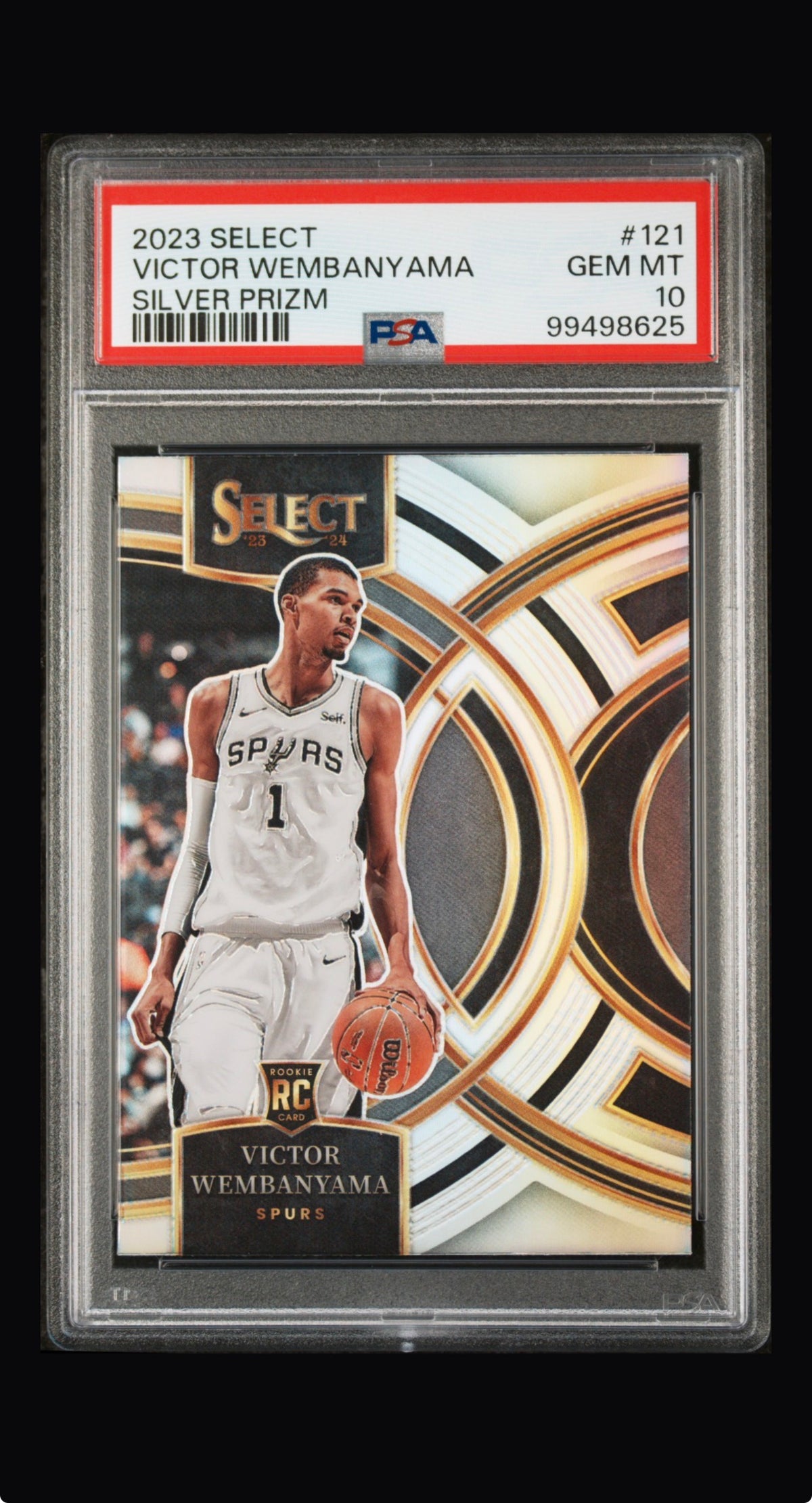 2023 Panini Select Victor Wembanyama PSA 10