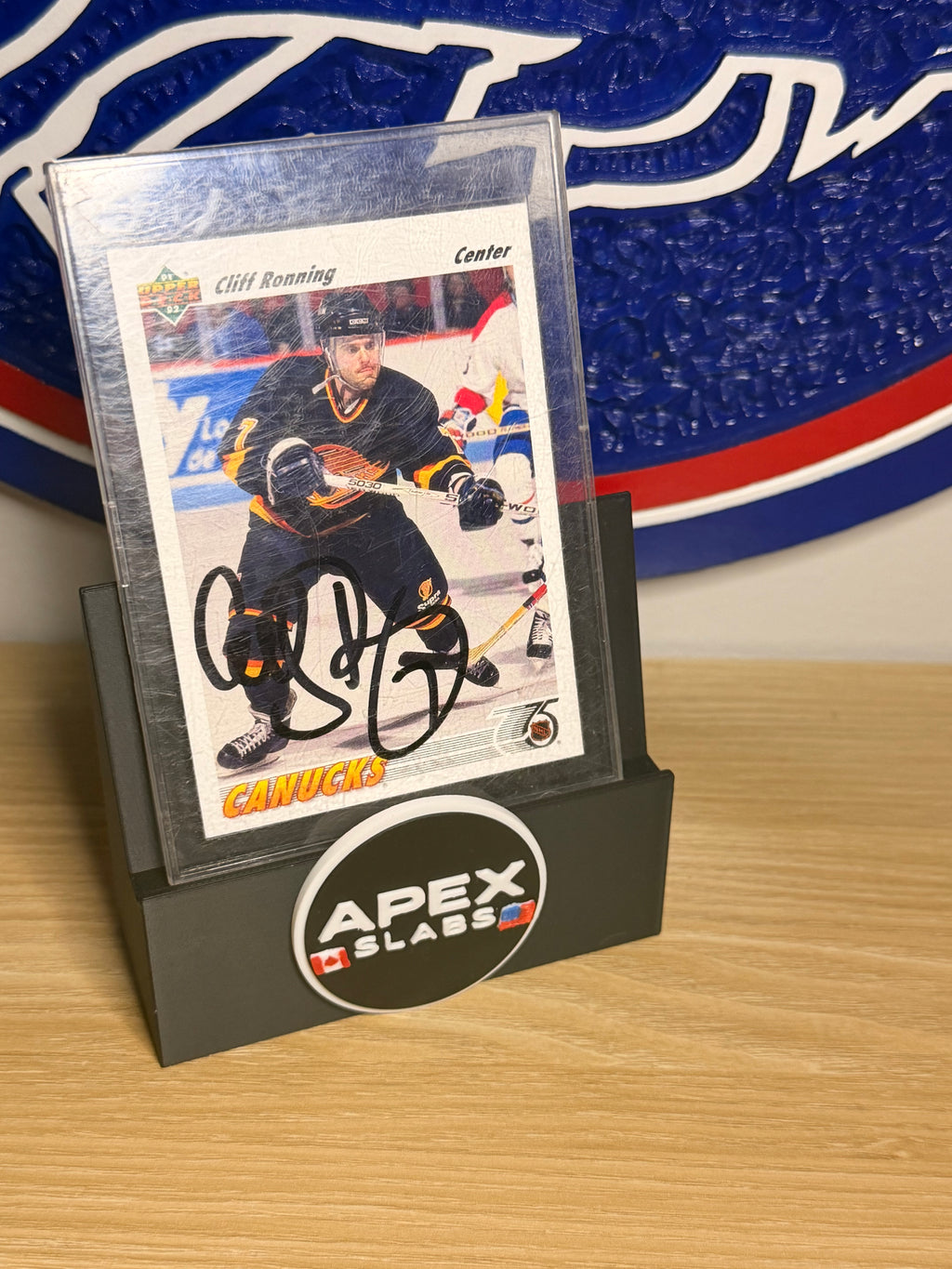 Cliff Ronning 1991-92 Upper Deck #208 Auto