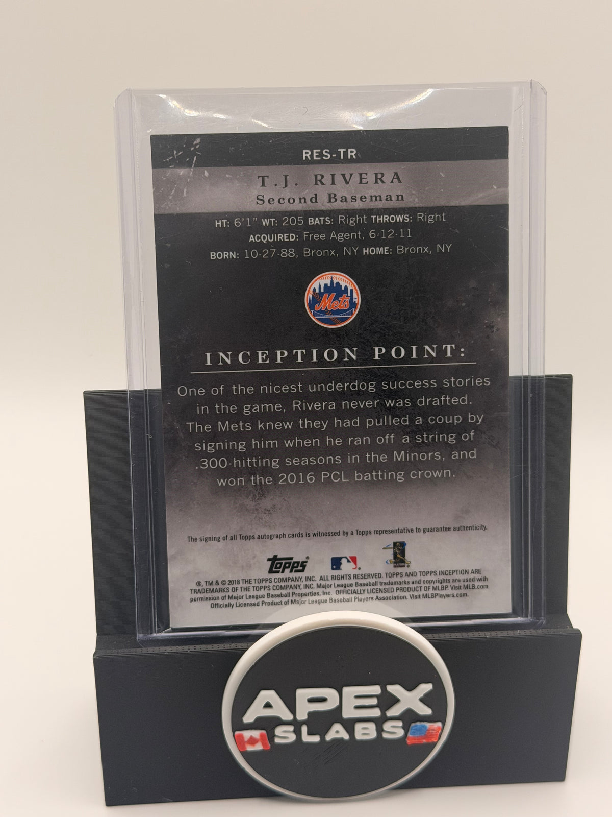 2018 Topps Inception Rookie and Emerging Stars Auto
