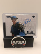 Alec Mills Signed 2016 Onyx Baseball Card Auto Autograph