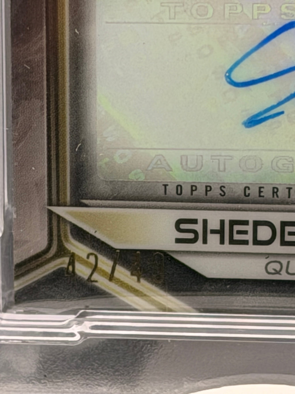 2023 Bowman University Best Prospect Jumbo Relic Autographs Shedeur Sanders