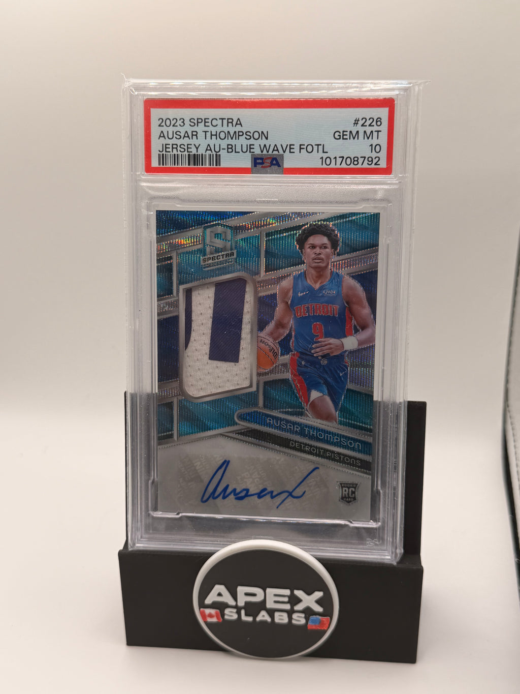 2023 Panini Spectra Ausar Thompson patch auto /20