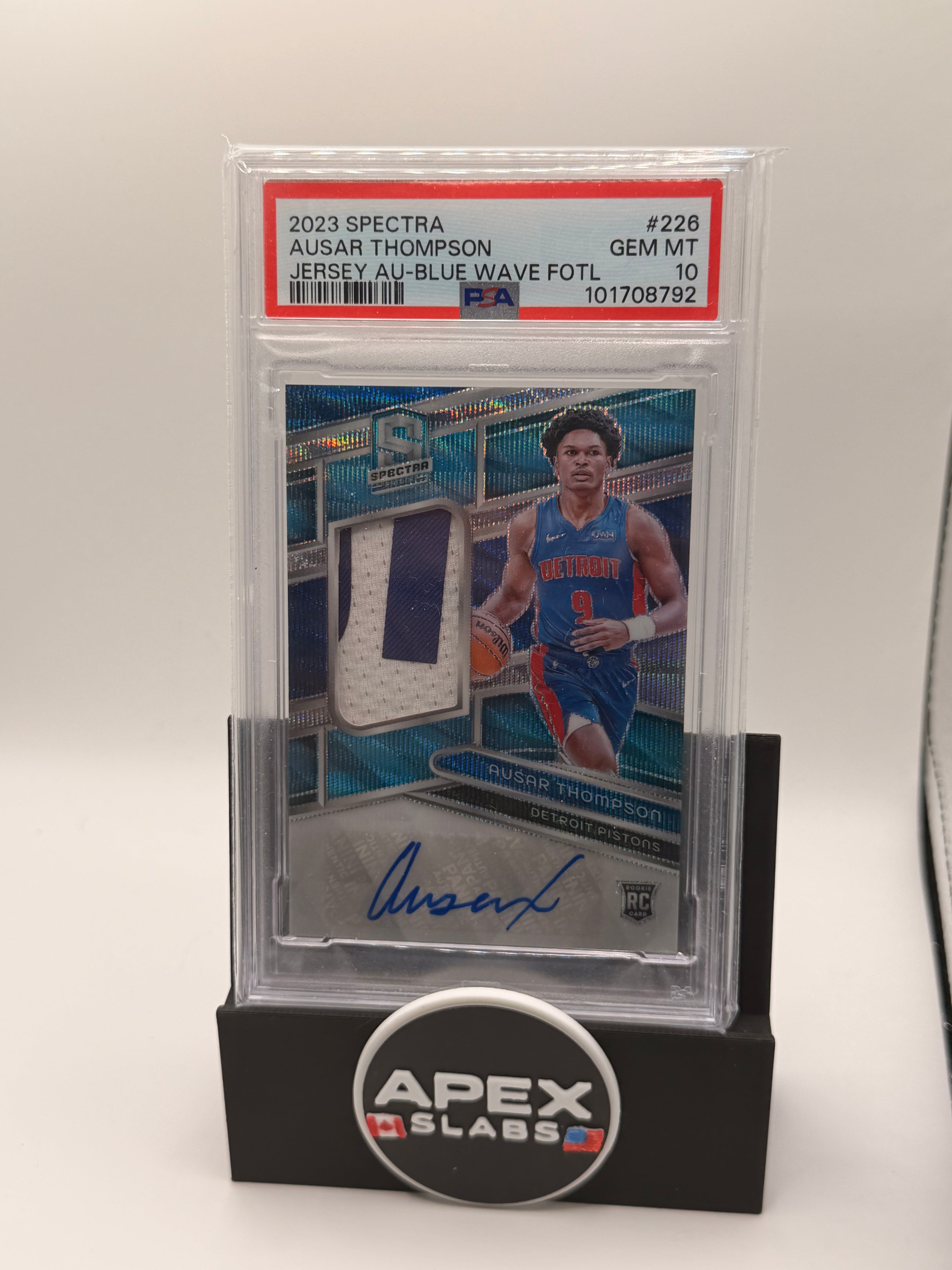 2023 Panini Spectra Ausar Thompson patch auto /20