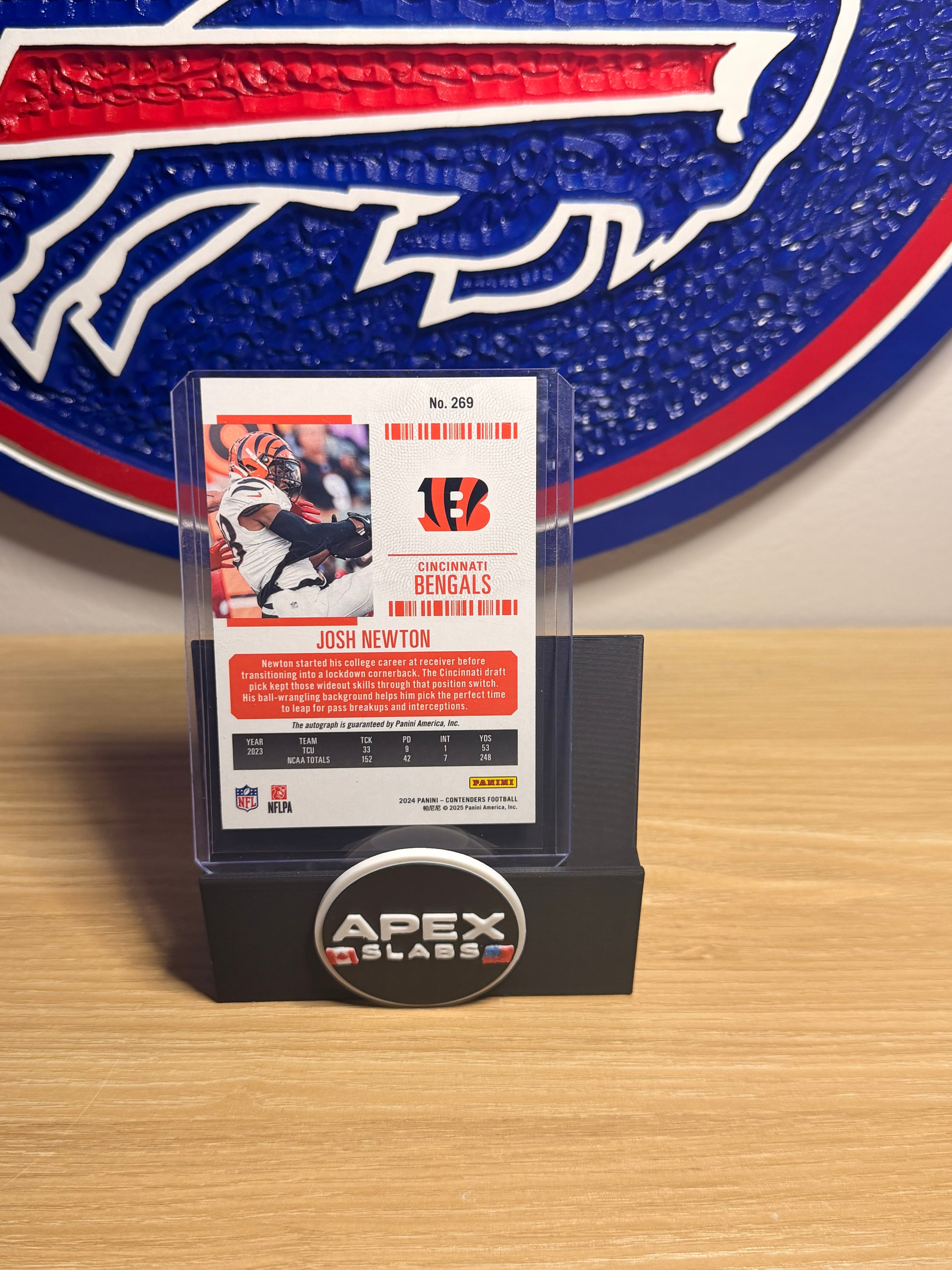 JOSH NEWTON ticket rookie #269 auto