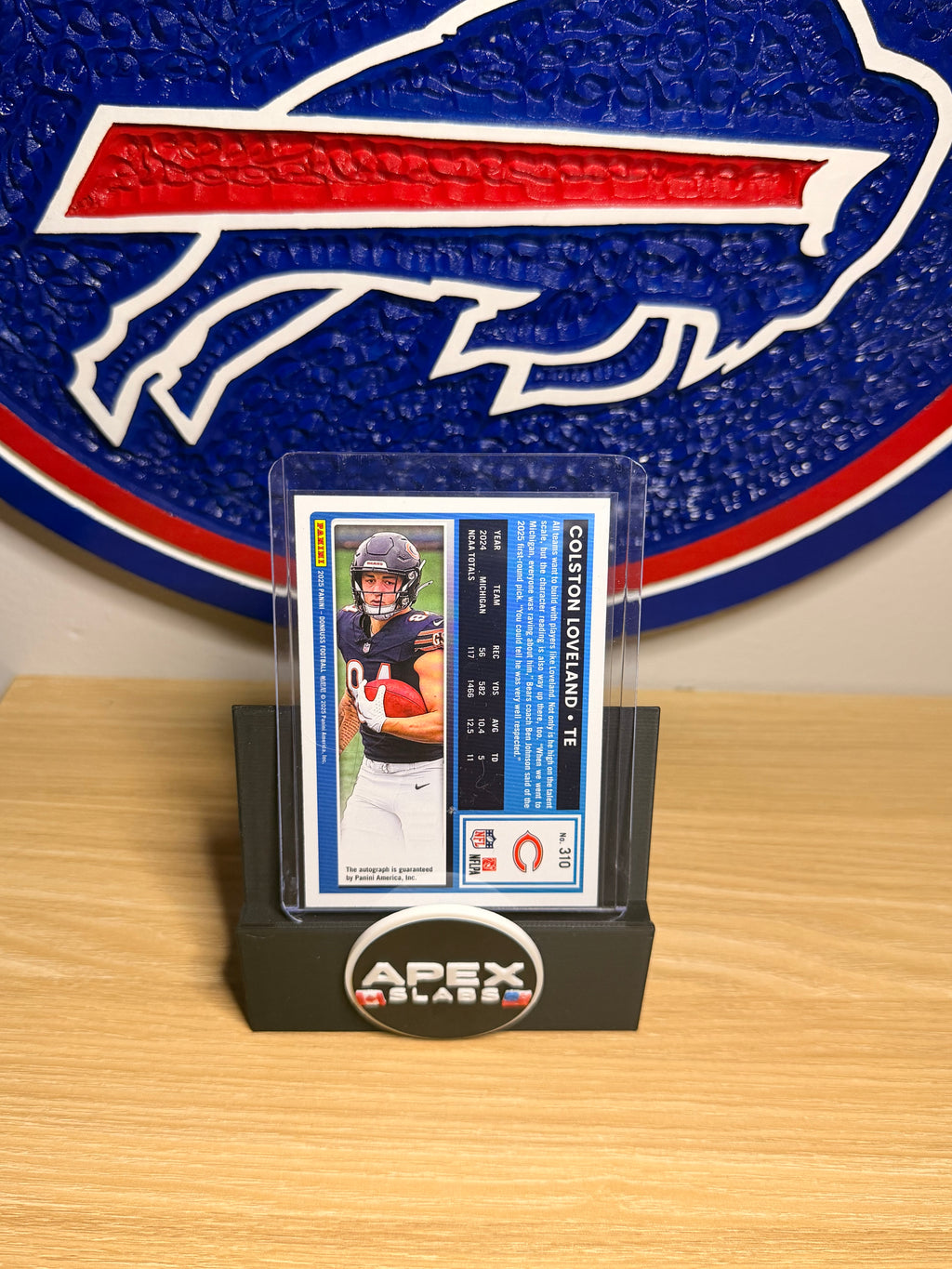 Colston Loveland #310 – Auto Rookie Évaluée Donruss Football 2025