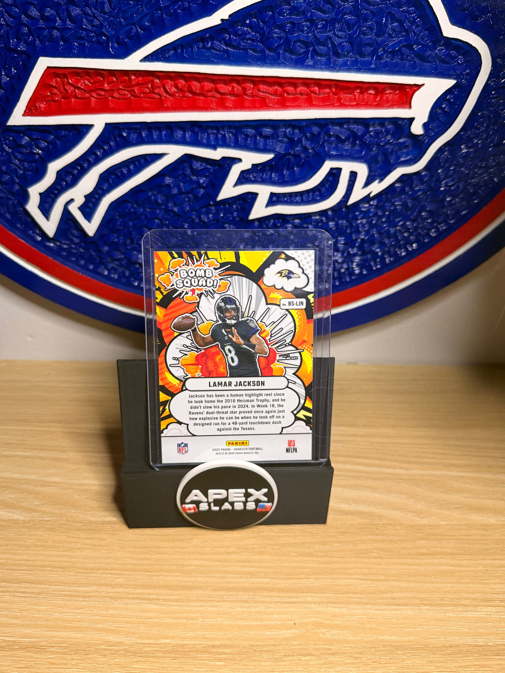 Lamar Jackson Bomb Squad BS-LJ – 2025 Donruss Football
