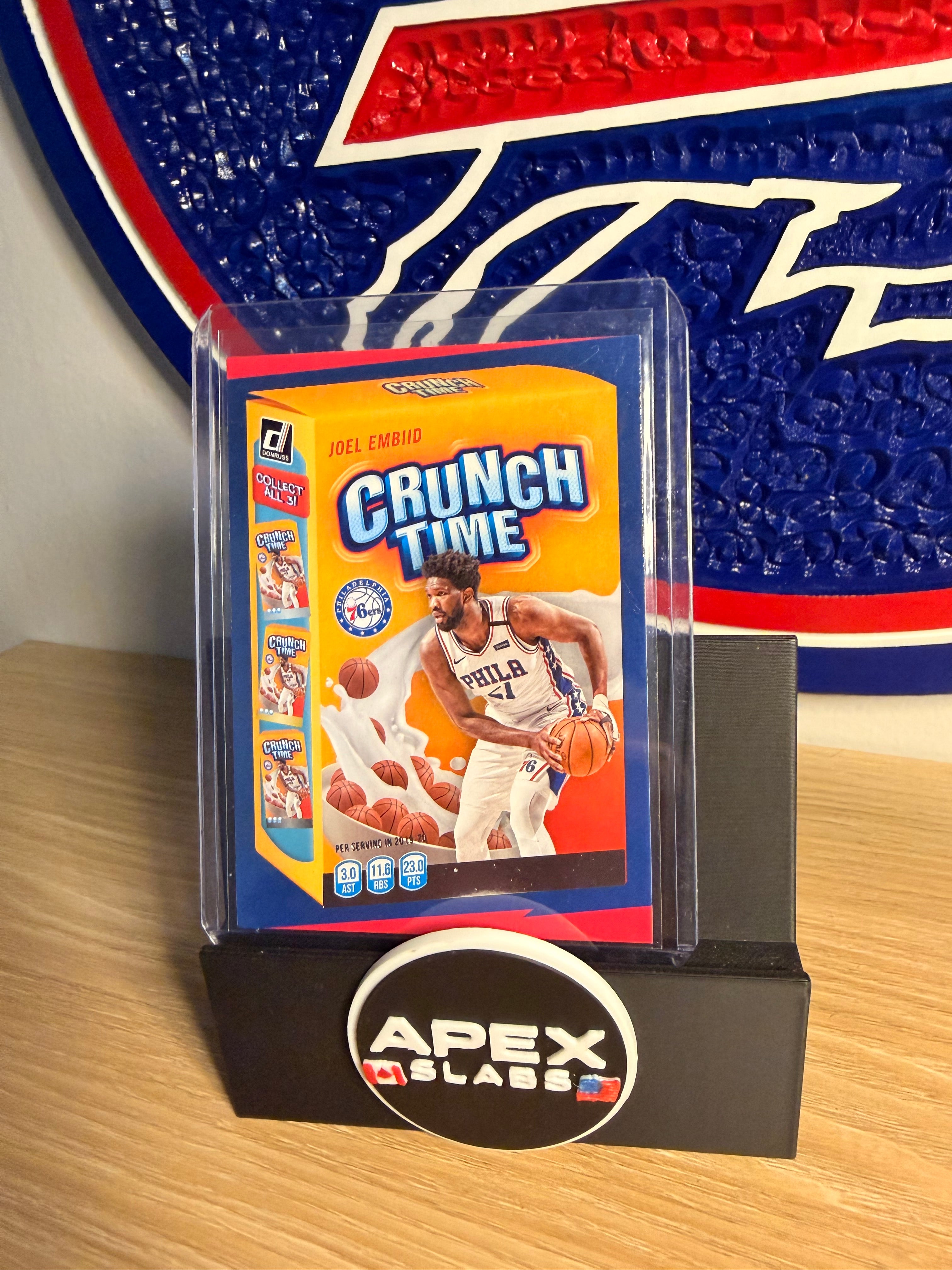 2020-21 Panini Donruss Crunch Time #6 Joel Embiid Philadelphia 76ers