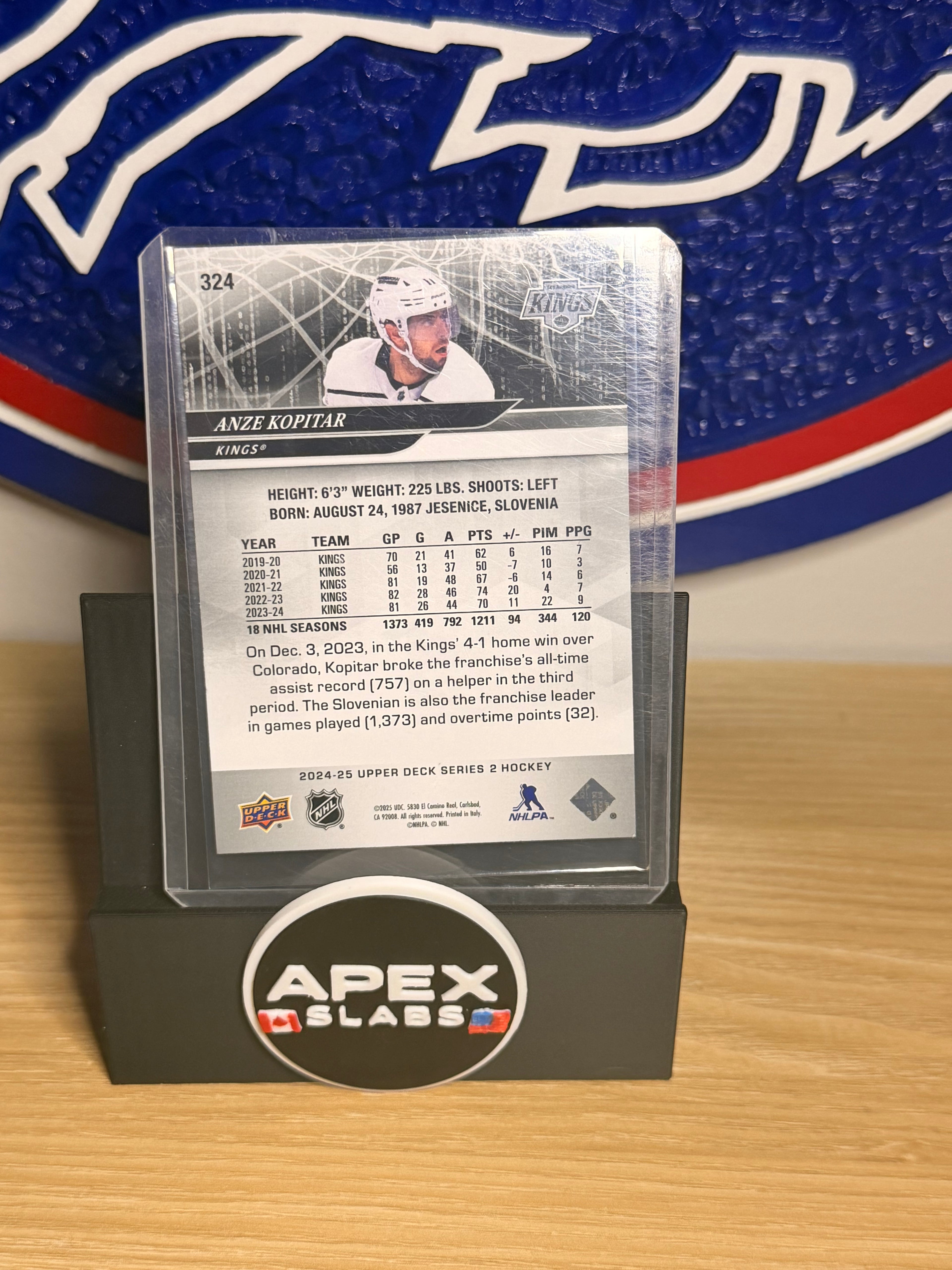 Anze Kopitar 2024-25 Upper Deck Deluxe #077/250