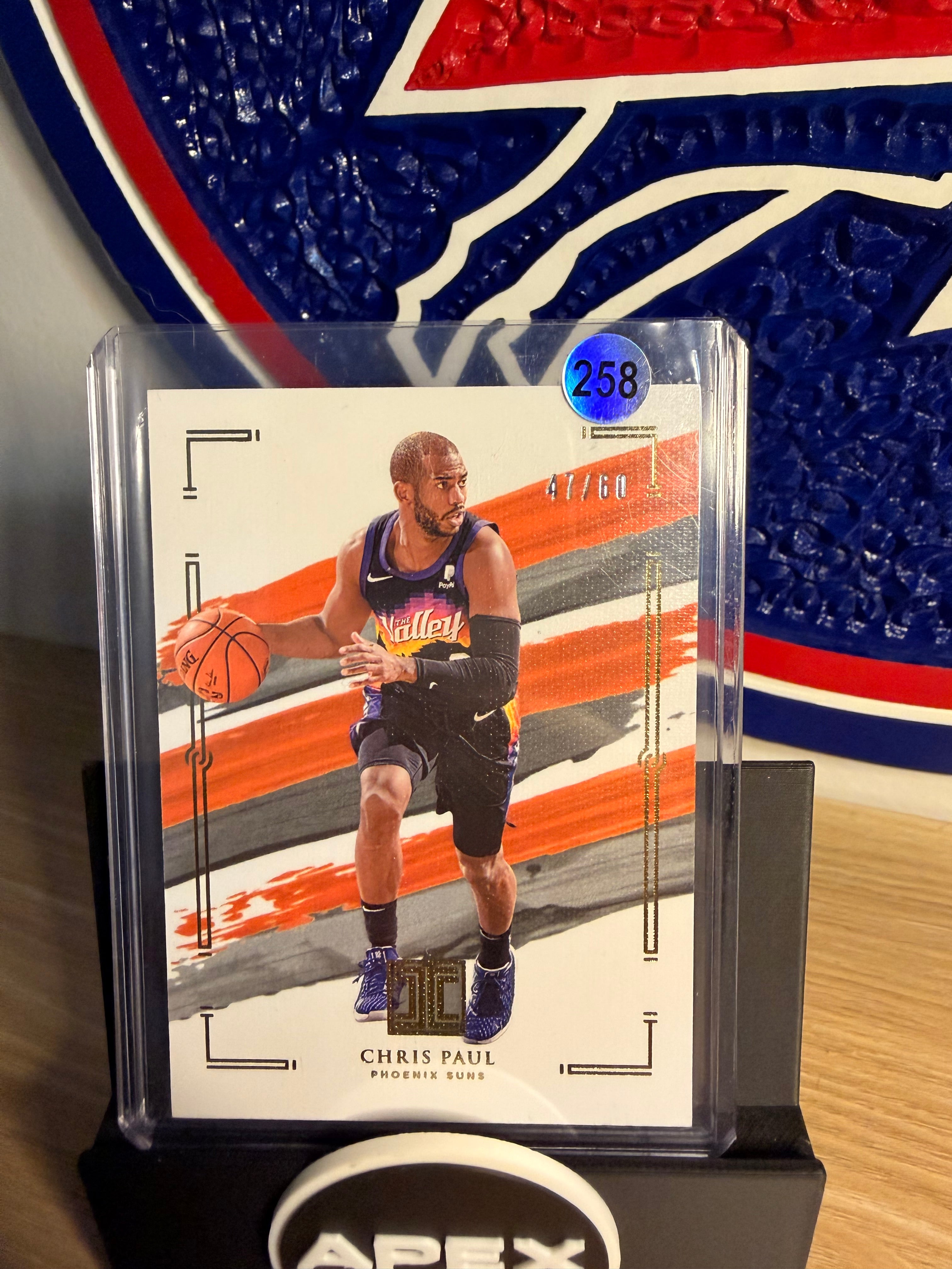 2020-21 Panini Impeccable Gold 8/60 Chris Paul #16