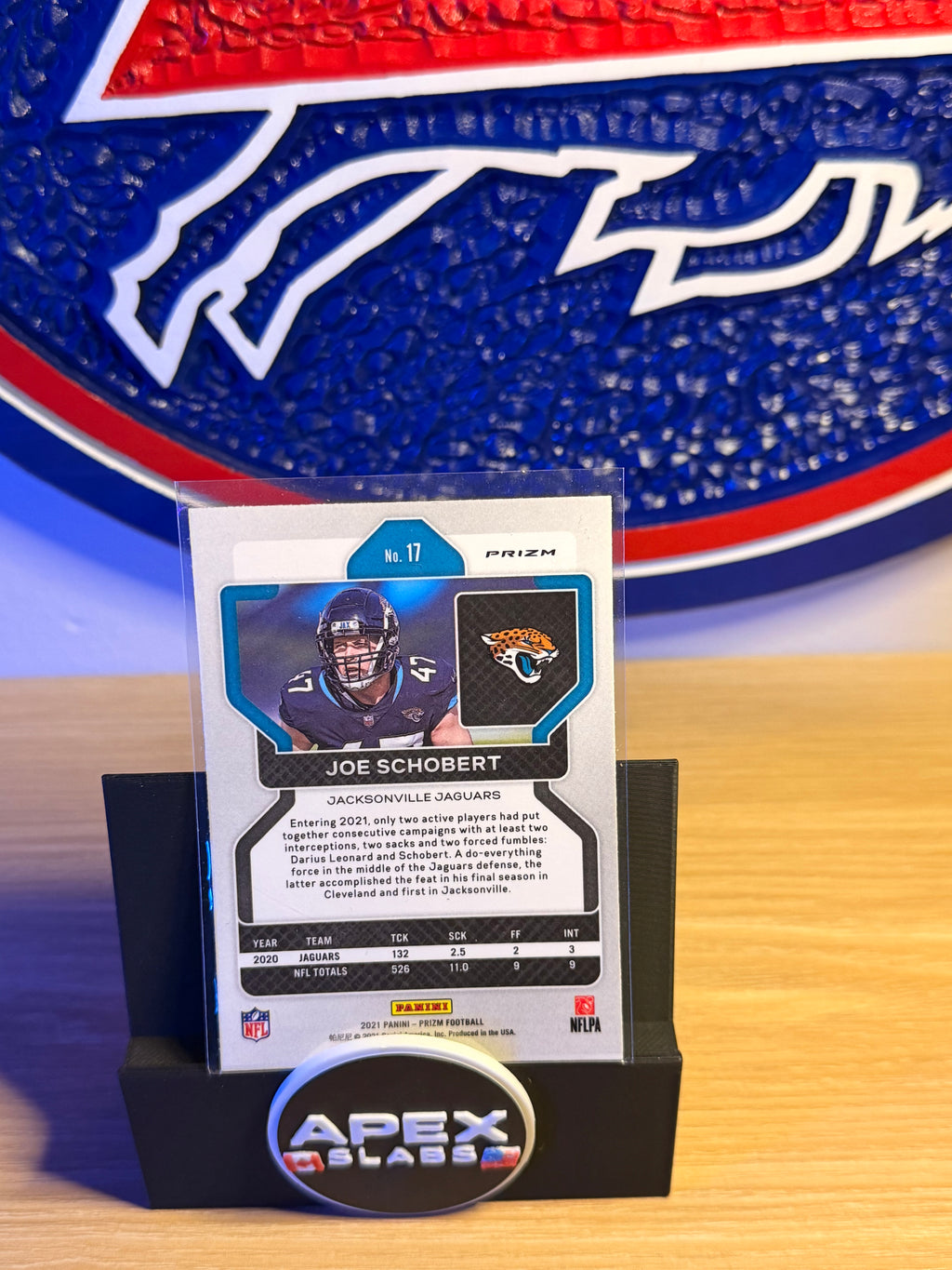 JOE SCHOBERT Red prizm #17