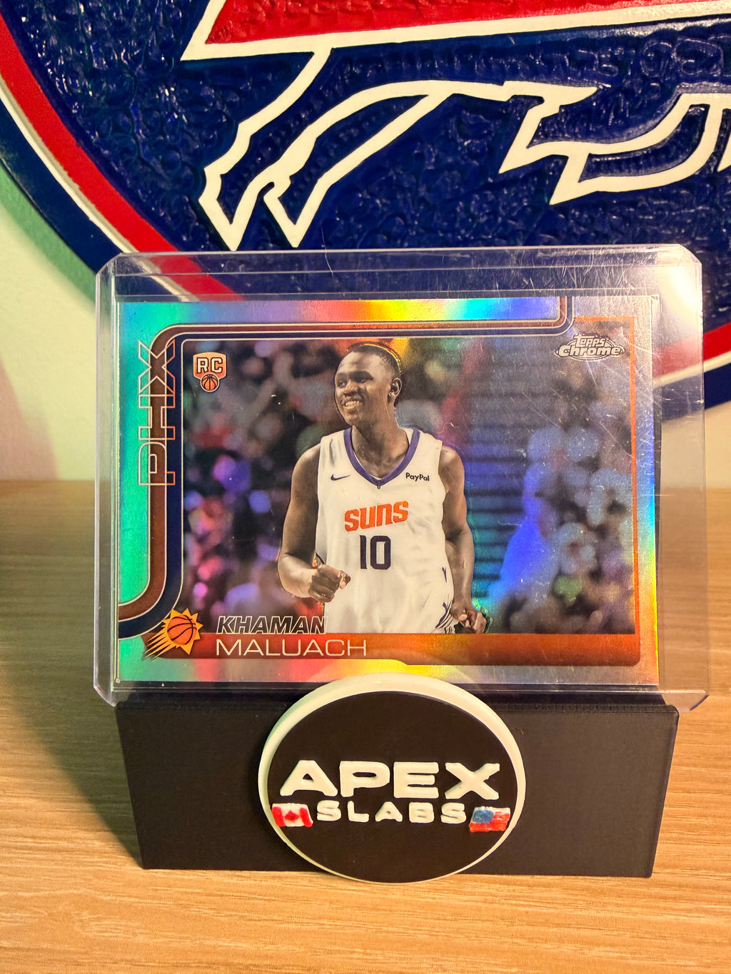 2025-26 Topps Chrome - Khaman Maluach #260 Refractor (RC)