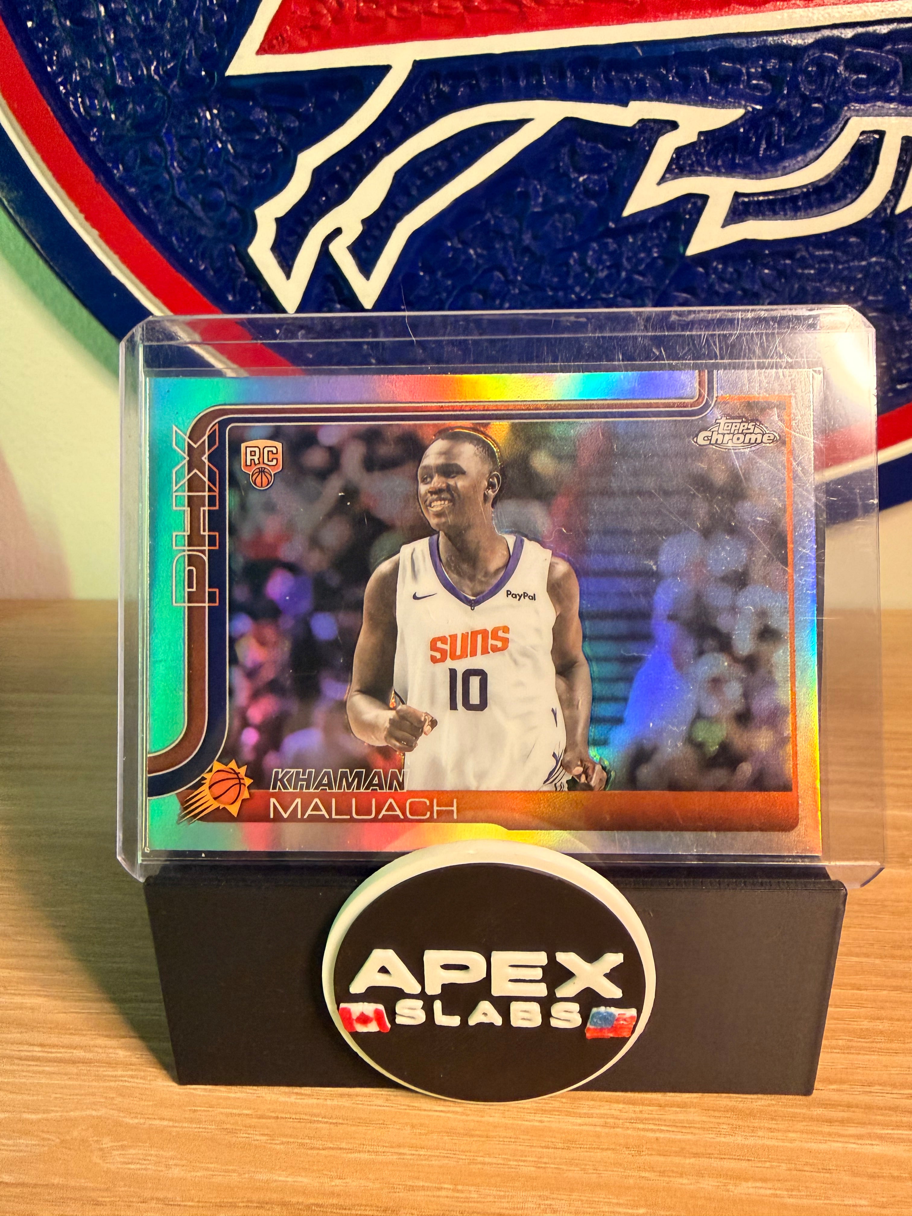2025-26 Topps Chrome - Khaman Maluach #260 Refractor (RC)