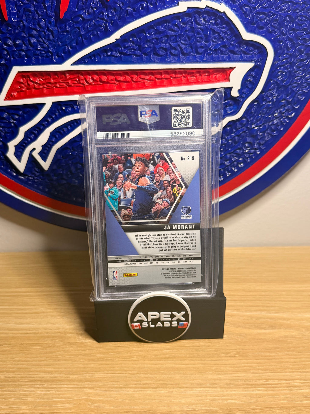 JA MORANT THROWING #219 Psa9