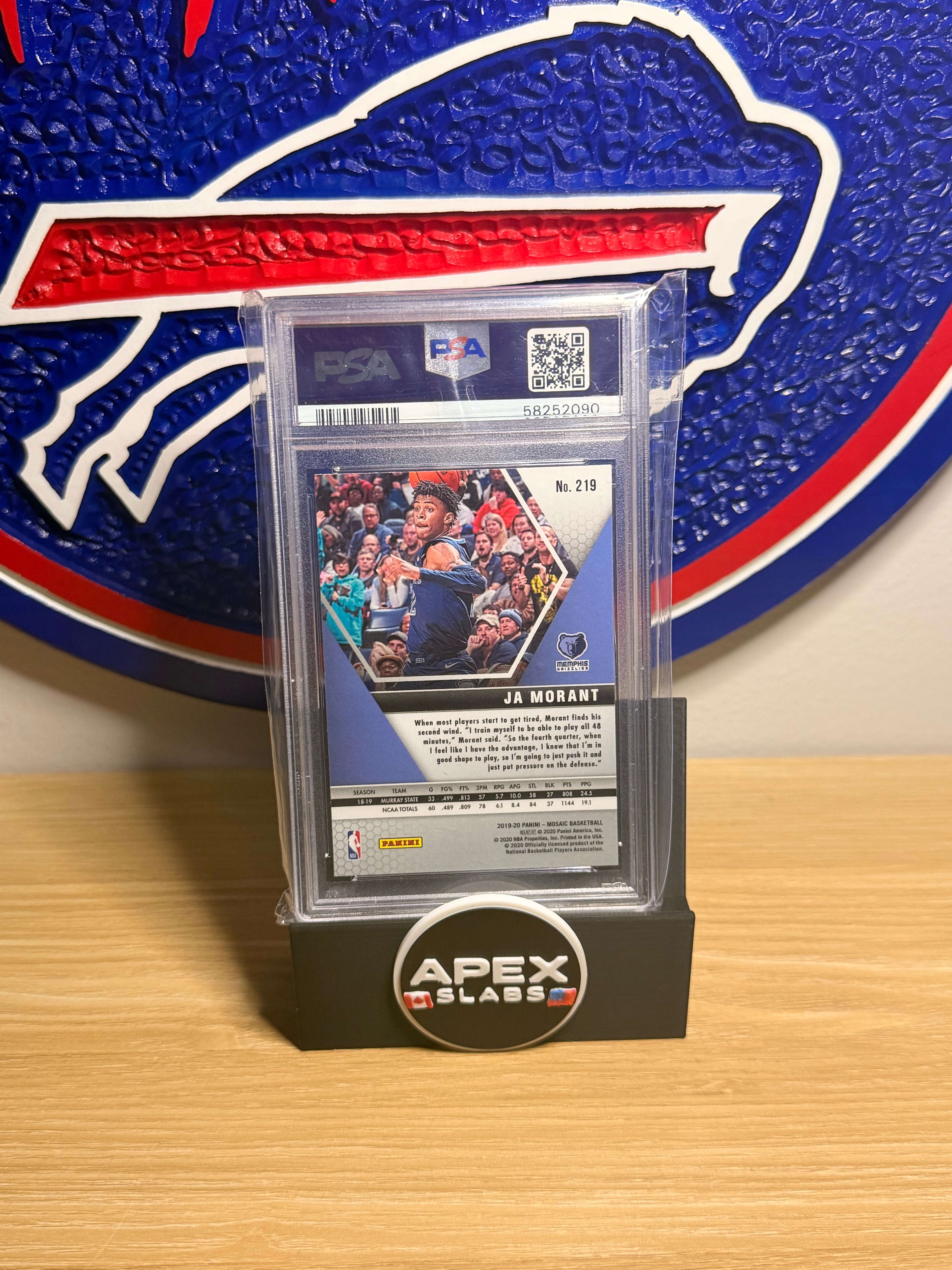 JA MORANT THROWING #219 Psa9