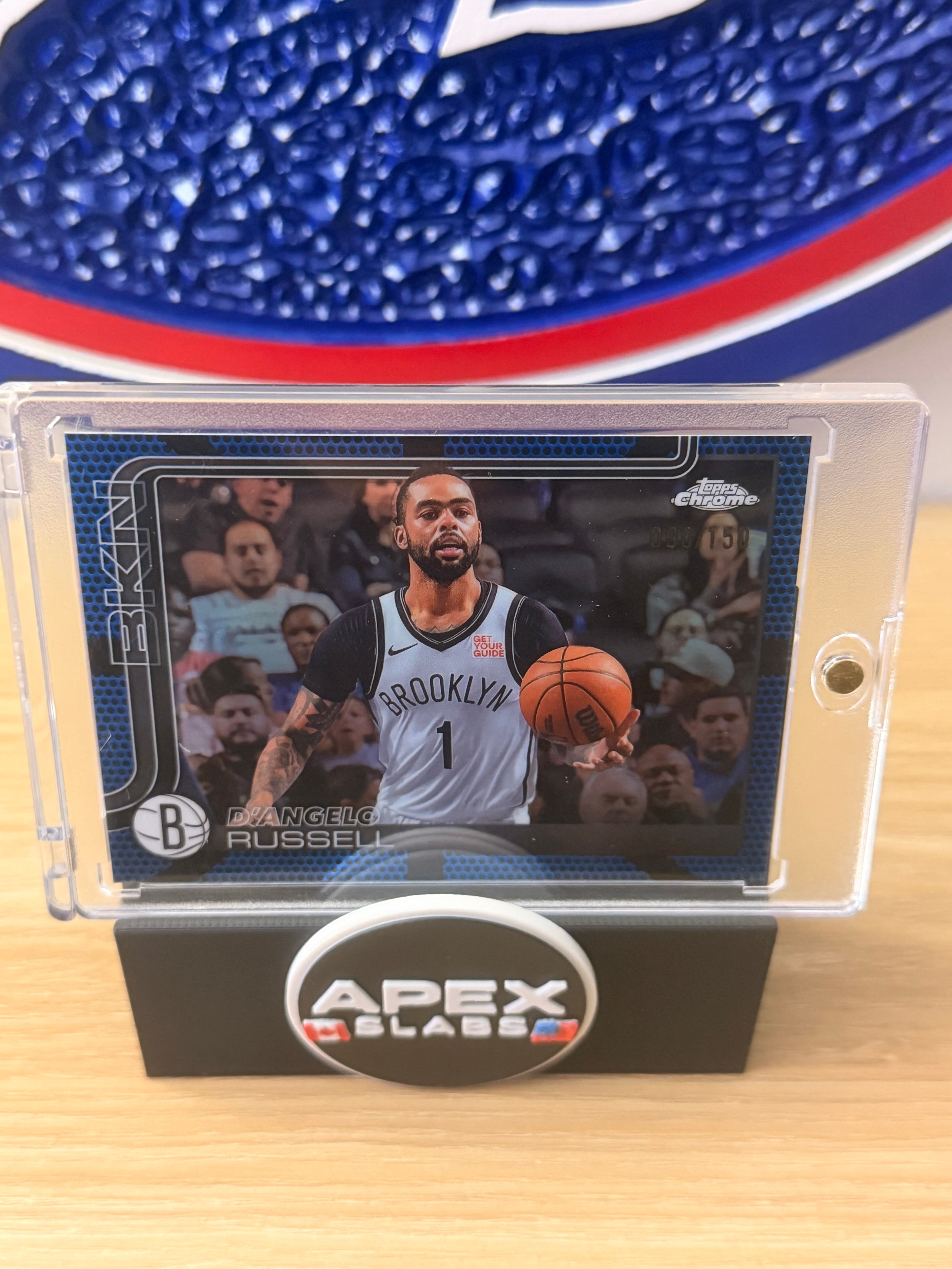 D’Angelo Russell 2024 Topps Chrome Blue /150