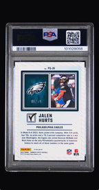 2023 Panini Donruss Jalen Hurts Optic Passing Grade Gold pop 1 PSA 9  /10