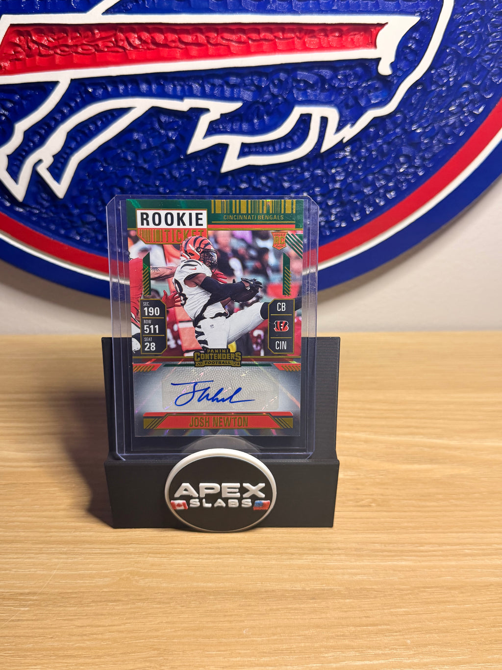 JOSH NEWTON ticket rookie #269 auto