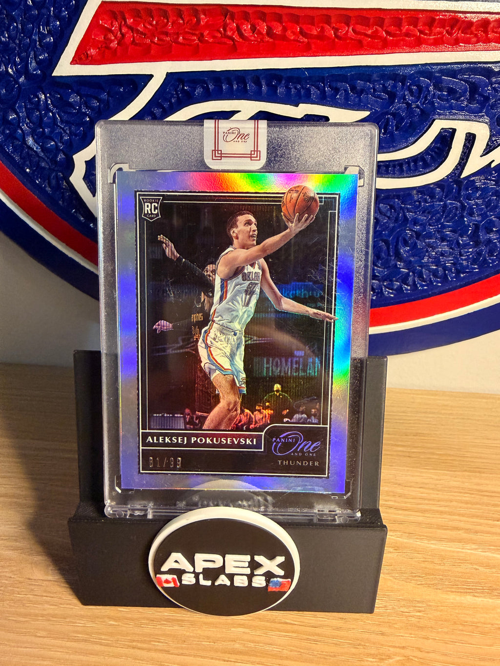 2020-21 Panini One And One #126 Aleksej Pokusevski OKC Thunder RC Rookie /99