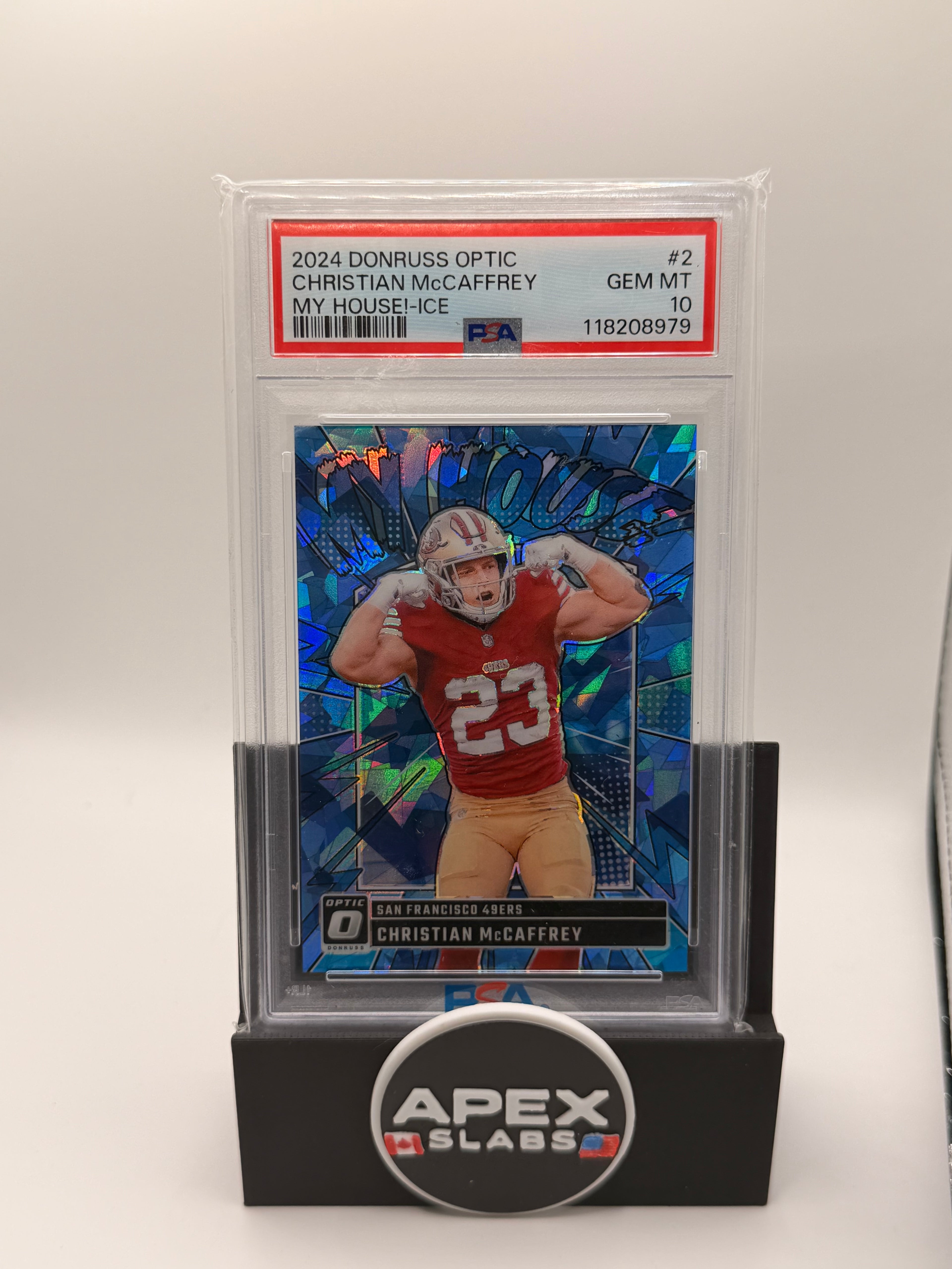 2024 Panini Donruss Optic My House! Christian Mccaffrey /15