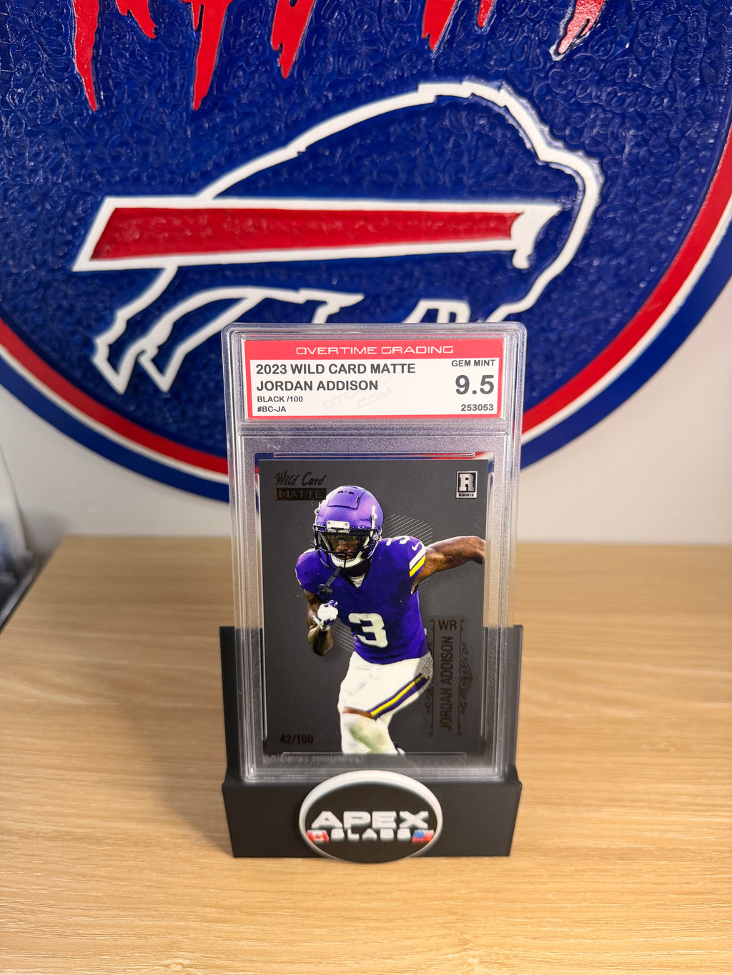 Jordan Addison note de prolongation 9,5 /100