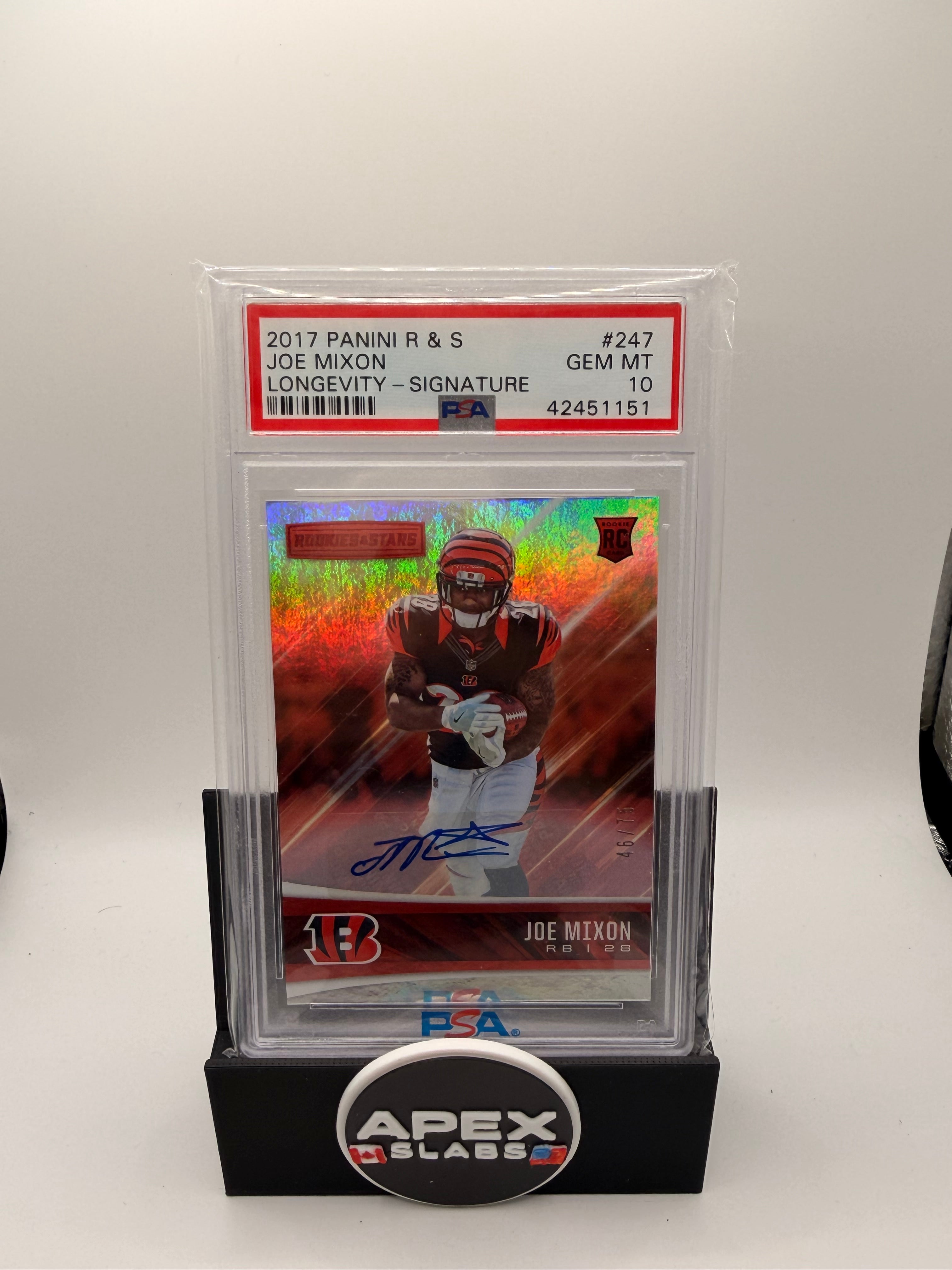 2017 Panini Rookies & Stars Joe Mixon #247 /75
