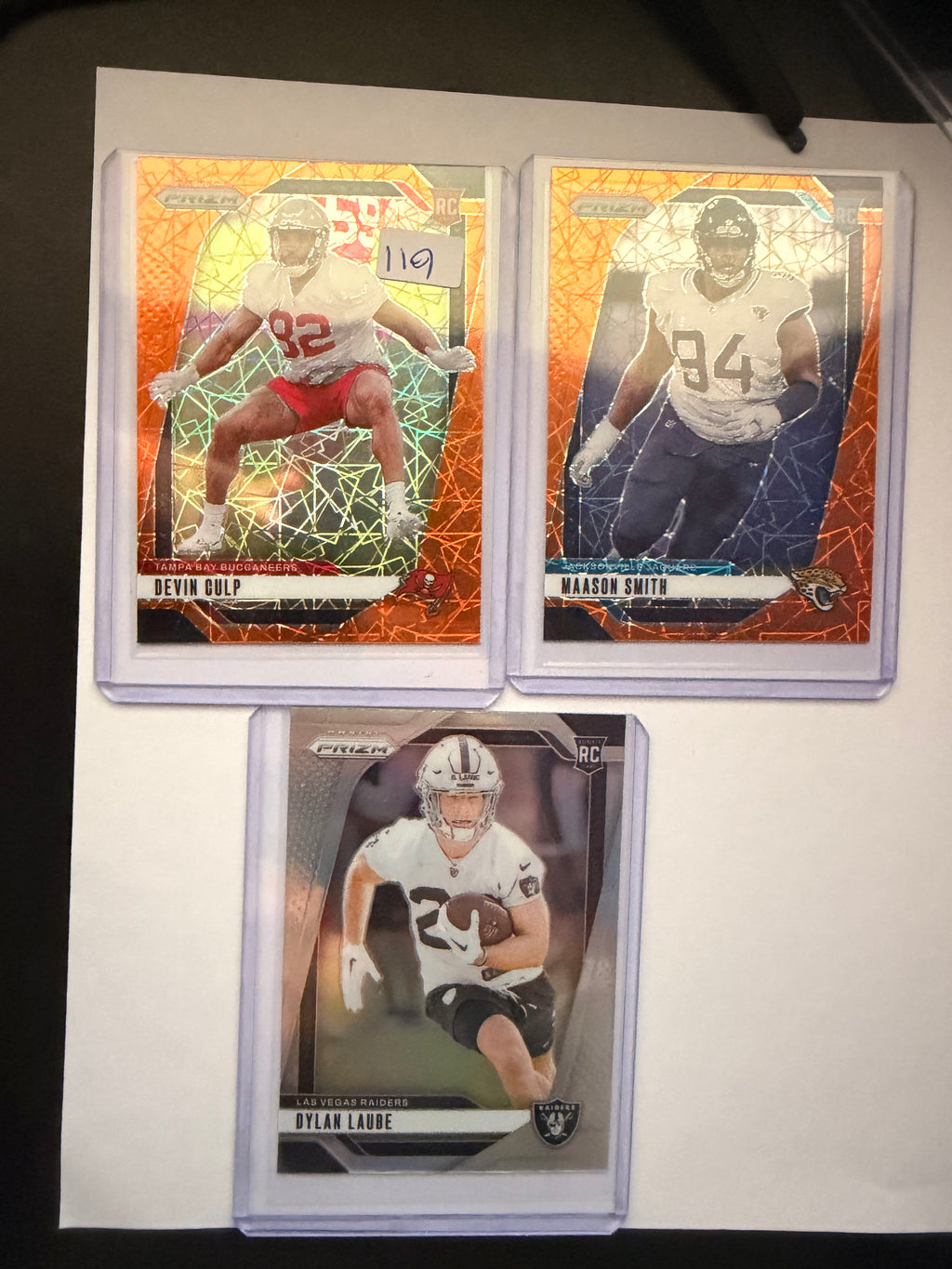 Cracked Ice Prizm parallel lot.