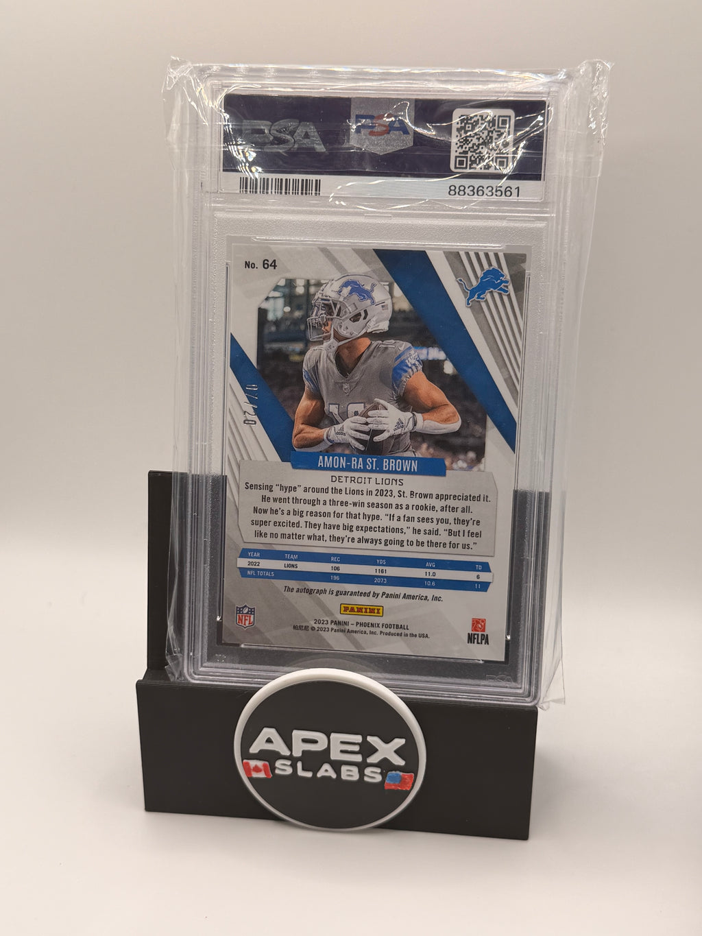 2023 Panini Phoenix Amon-Ra St. Brown #64