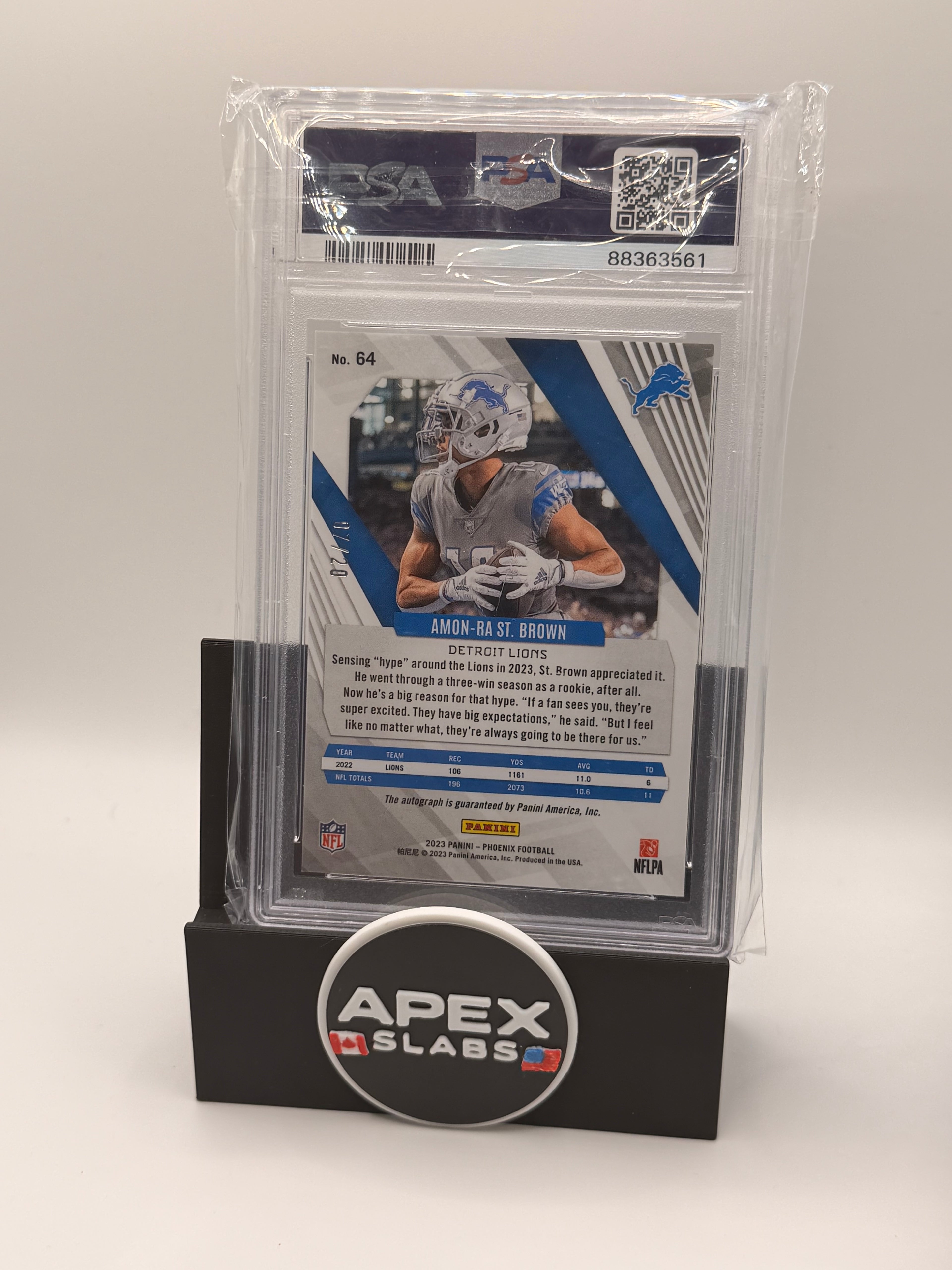 2023 Panini Phoenix Amon-Ra St. Brown #64