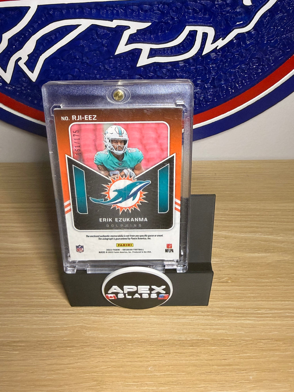 Erik Ezukanma 2022 Panini Obsidian Electric Etch Orange #RJI-EEZ /175