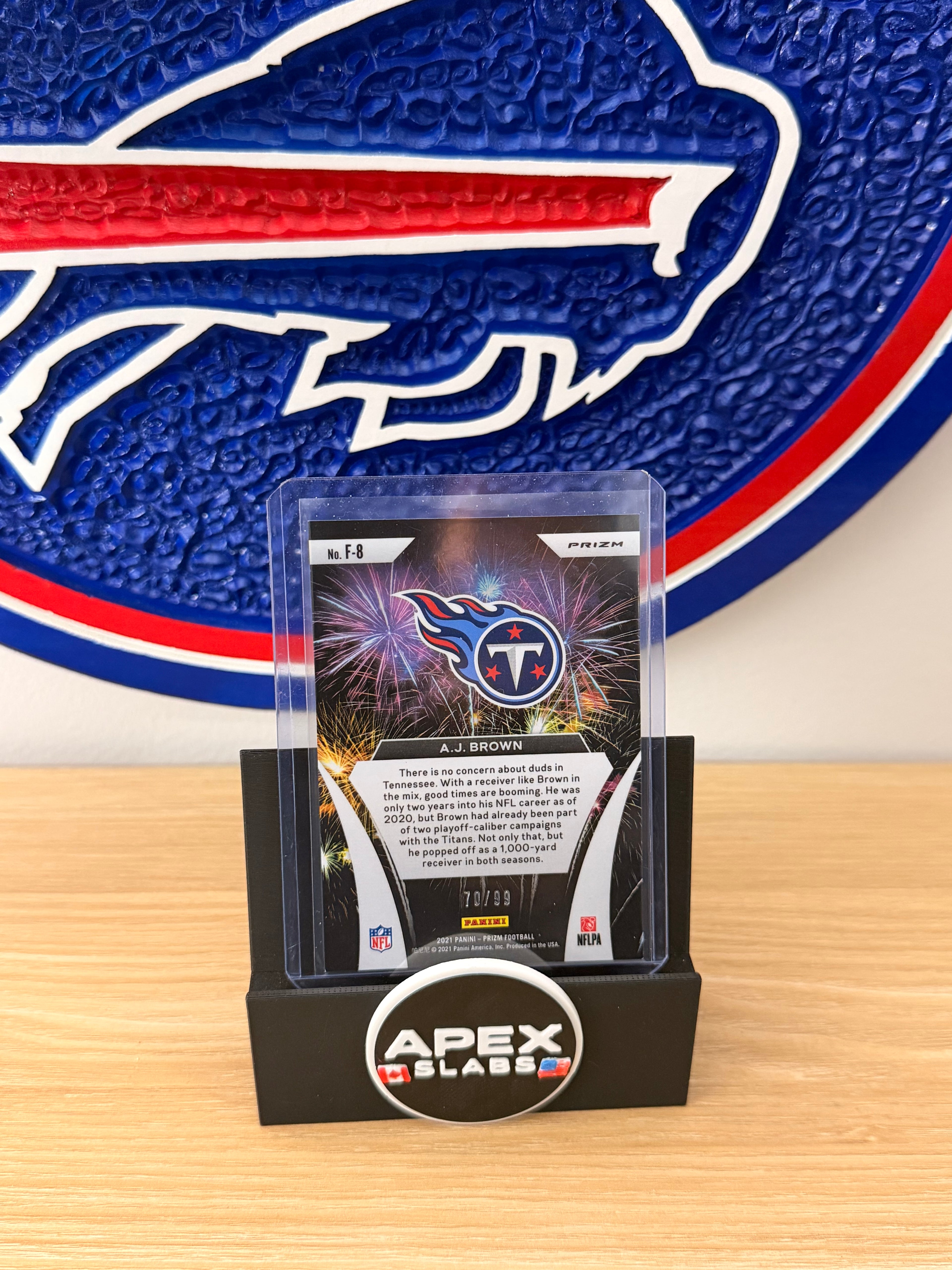 A.J. Brown Prizm Fireworks #F-8 /99