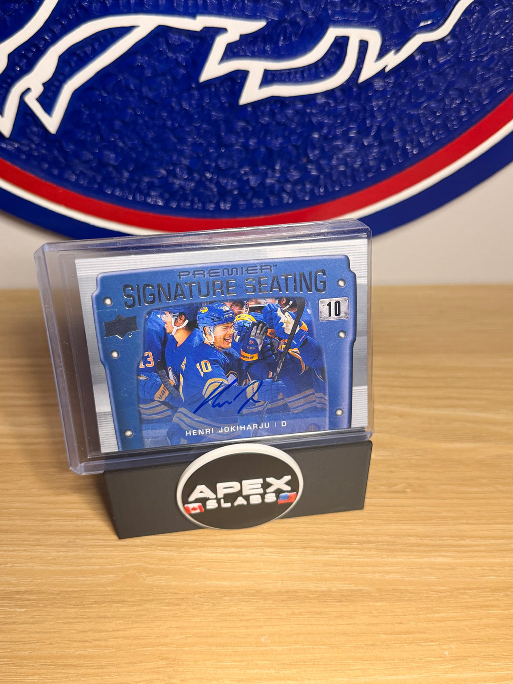 Henri Jokiharju 2021-22 Upper Deck Premier Signature Seating Auto #pss-hj