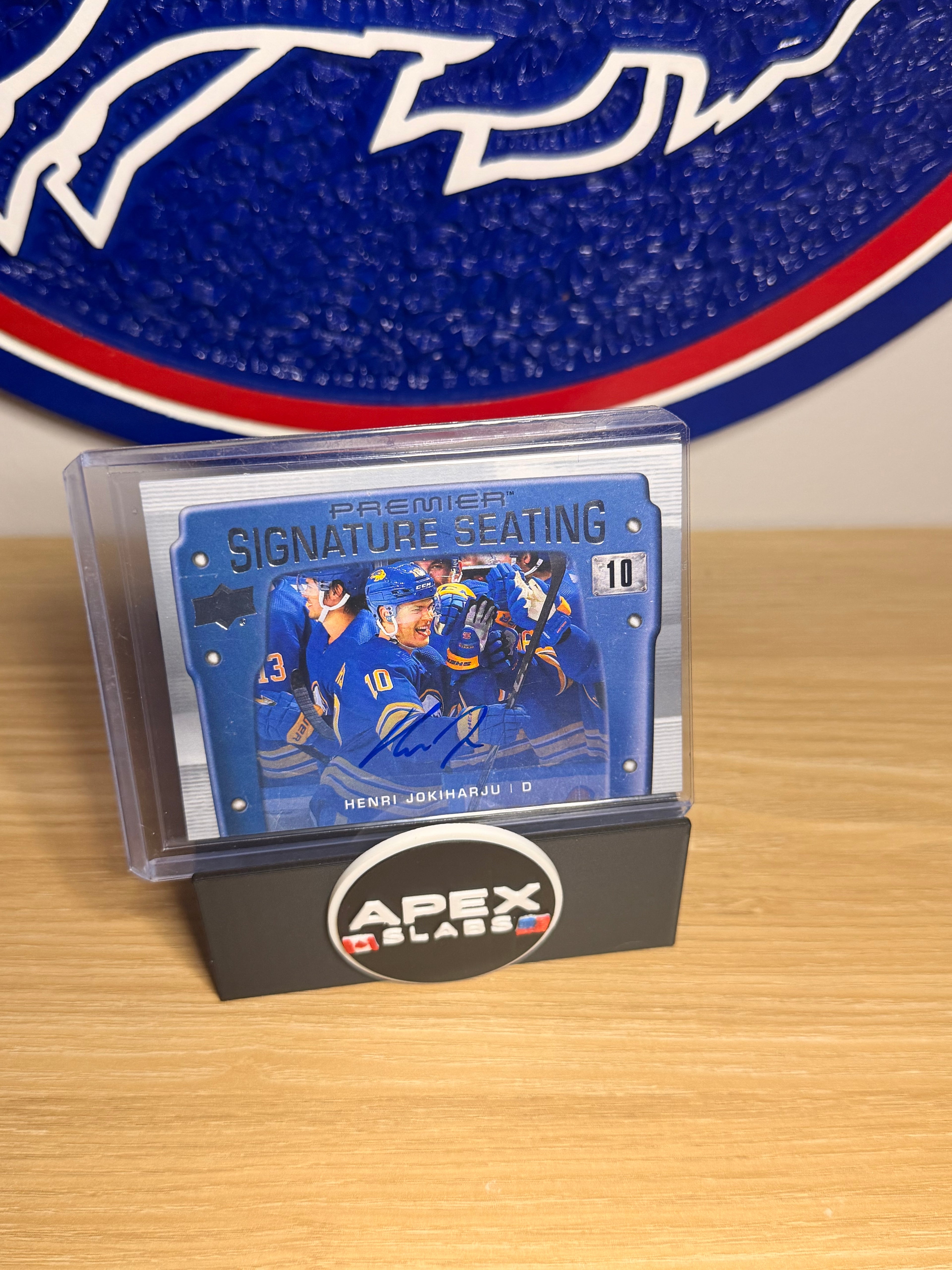 Henri Jokiharju 2021-22 Upper Deck Premier Signature Seating Auto #pss-hj