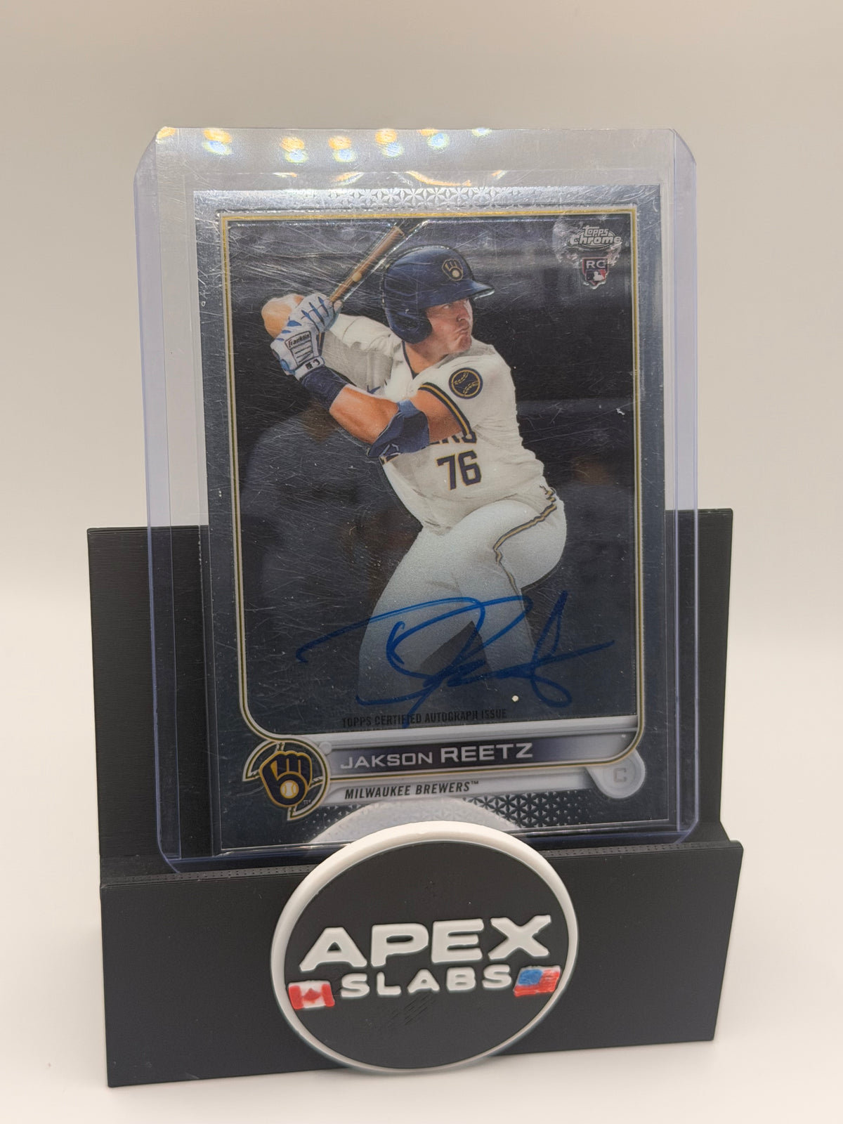 Jackson Reetz 2022 Topps Chrome Rookie Auto