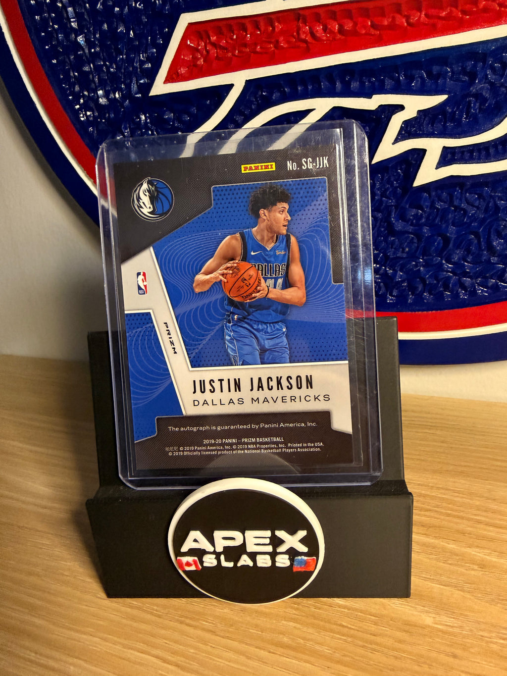 2019-20 Panini Prizm Signatures Prizm Argent Justin Jackson #SG-JJK Auto