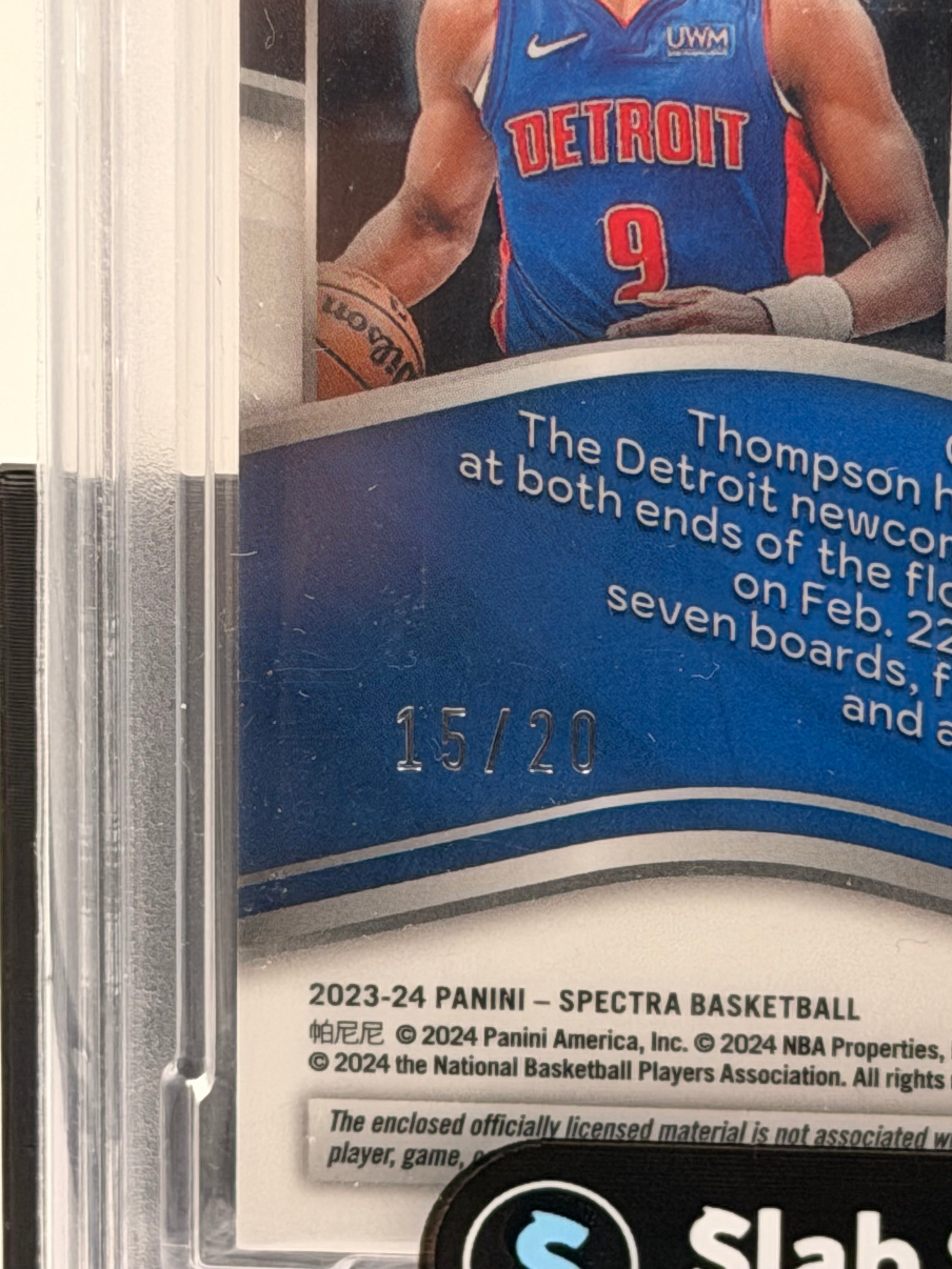 2023 Panini Spectra Ausar Thompson patch auto /20