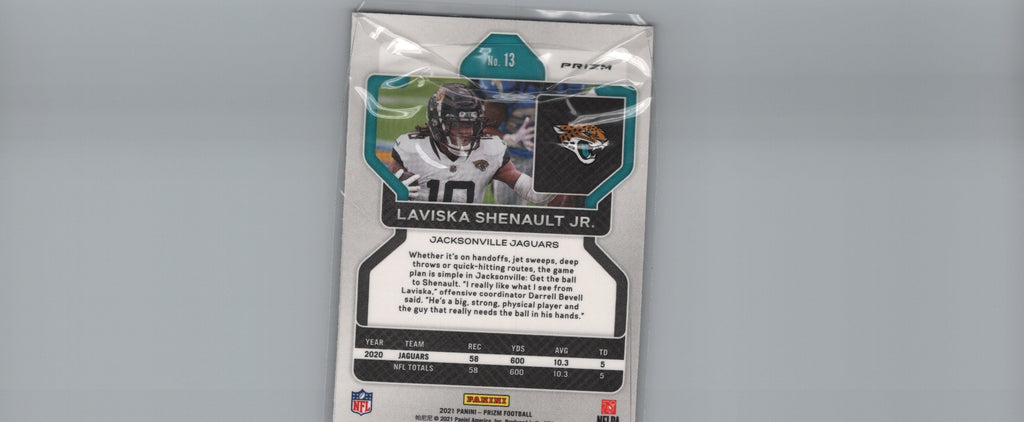 2021 Panini Prizm #13 Laviska Shenault Jr. Red Ice