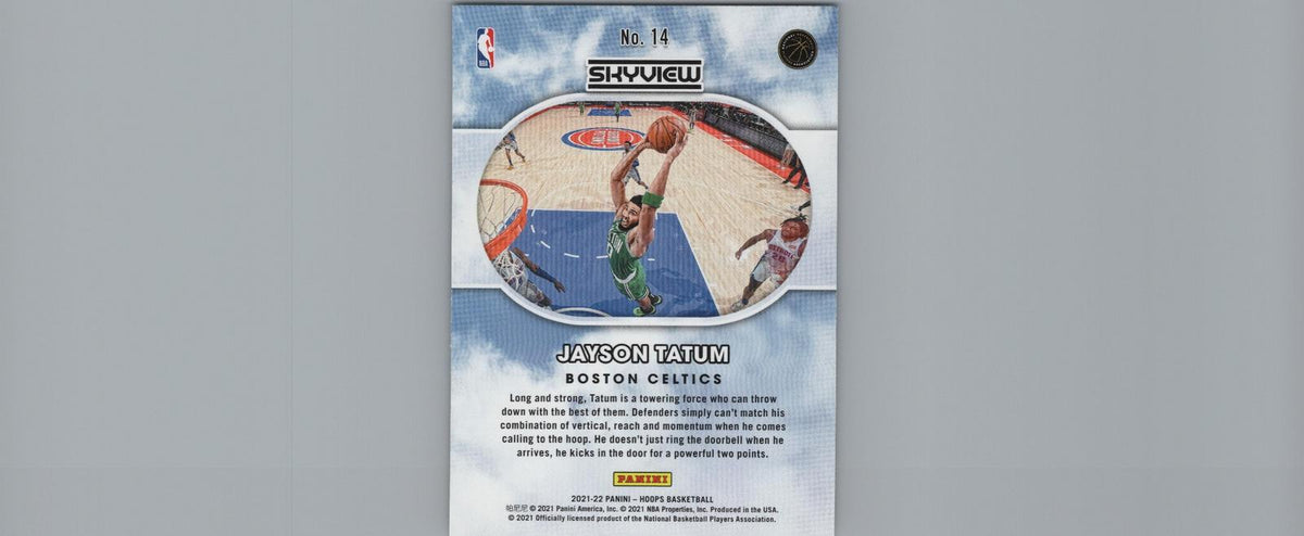 2021-22 Hoops Winter #14 Jayson Tatum Skyview