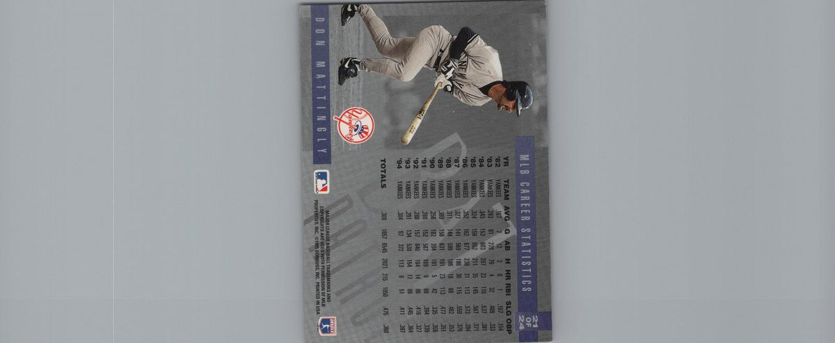 1995 Leaf Limited #21 Don Mattingly Bat Patrol