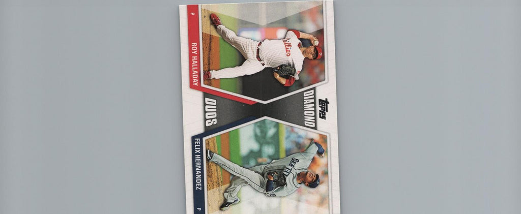 2011 Topps #DD-18 Roy Halladay / Felix Hernandez Diamond Duos (Series Two)