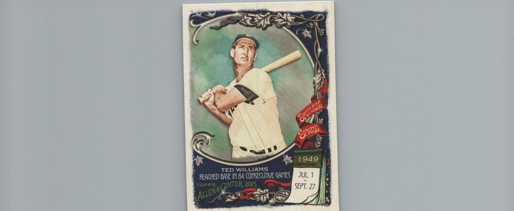 2023 Topps Allen & Ginter #SS-29 Ted Williams Spotless Spans