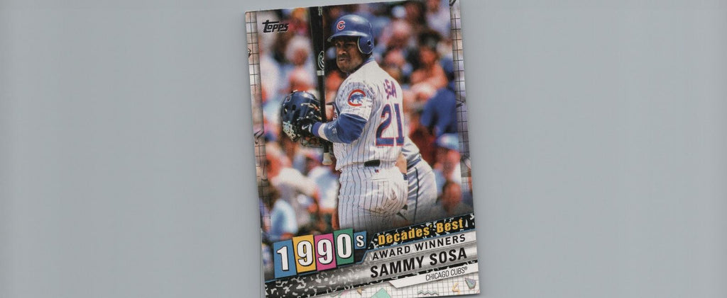 2020 Topps #DB-65 Sammy Sosa Decades' Best Platinum (Series One) #/1