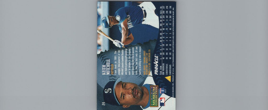 1995 Pinnacle #24 Keith Mitchell Museum Collection