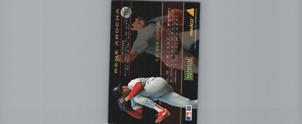 1994 Pinnacle #107 Rene Arocha Museum Collection