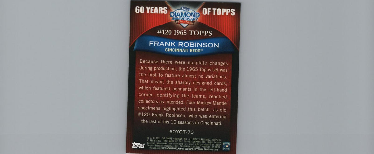 1965 Topps #120 Frank Robinson