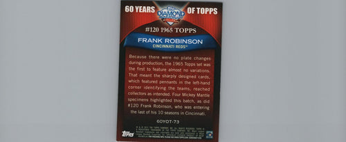 1965 Topps #120 Frank Robinson