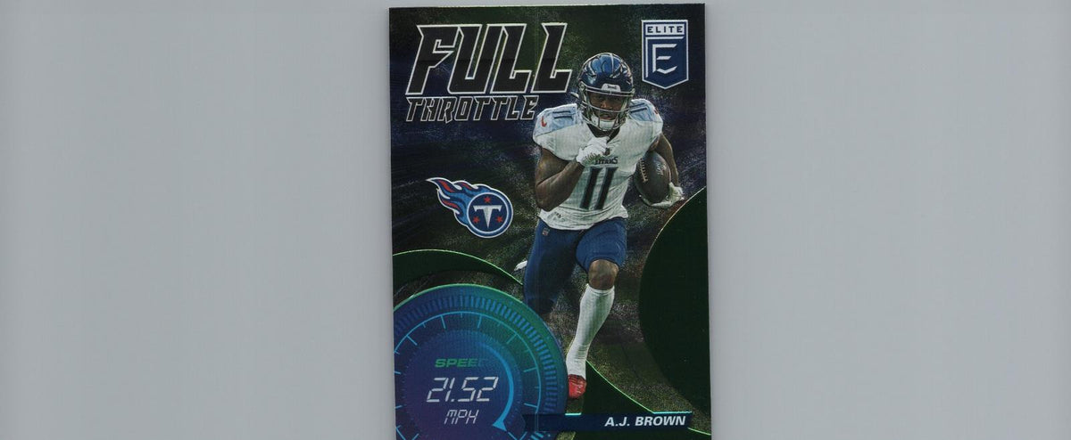 2021 Donruss Elite #FT21 A.J. Brown Full Throttle Green