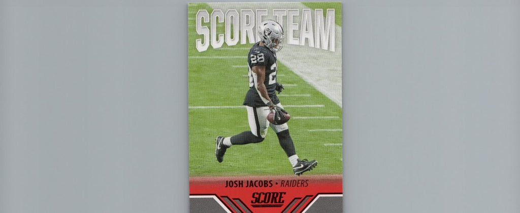 2021 Score #ST18 Josh Jacobs Score Team Red